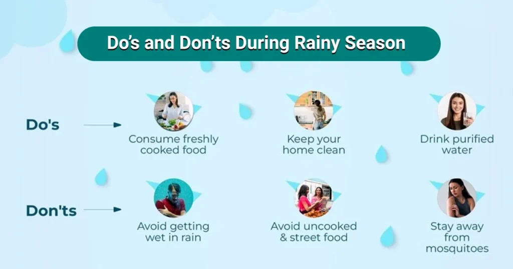 Do’s and Don’ts During Rainy Season
