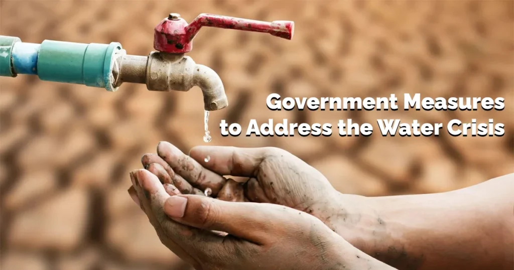 Government Measures to Address the Water Crisis
