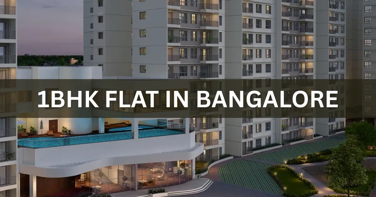 1bhk flat in Bangalore