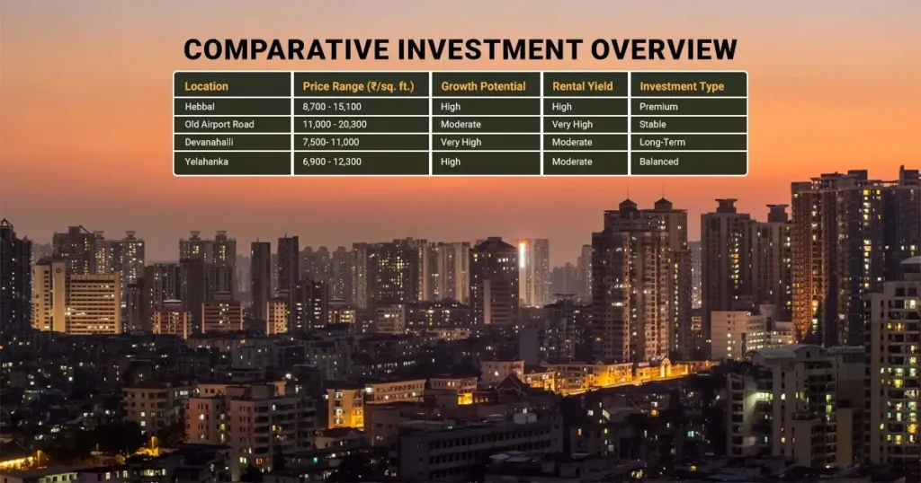 Best Places to Invest in Bangalore: Comparative Investment Overview