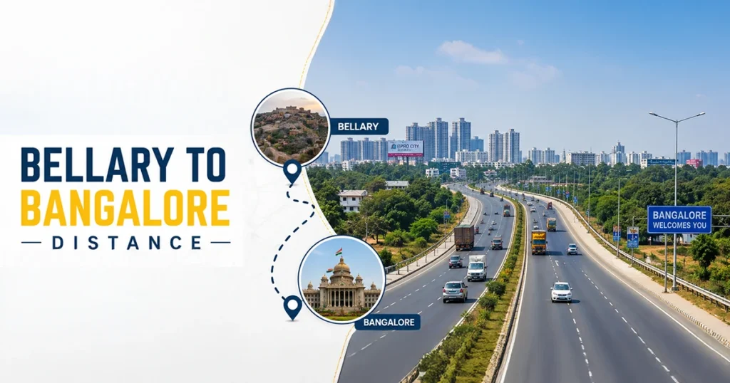 Bellary to Bangalore Distance