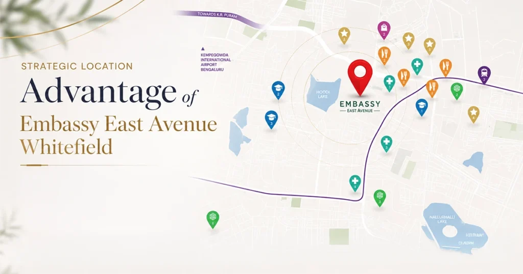 Strategic Location Advantage of Embassy East Avenue Whitefield